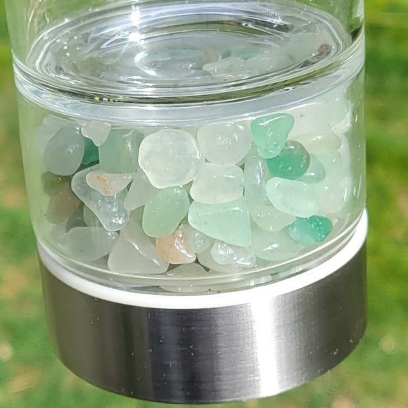Green Aventurine Crysal Water Bottle - Picture 6 of 6
